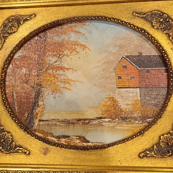 Vintage oil painting